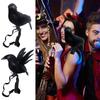 Halloween Simulation Crow Shoulder With Elastic Band Halloween Realistic Crow Dance Cosplay Costume Accessories Crow Props