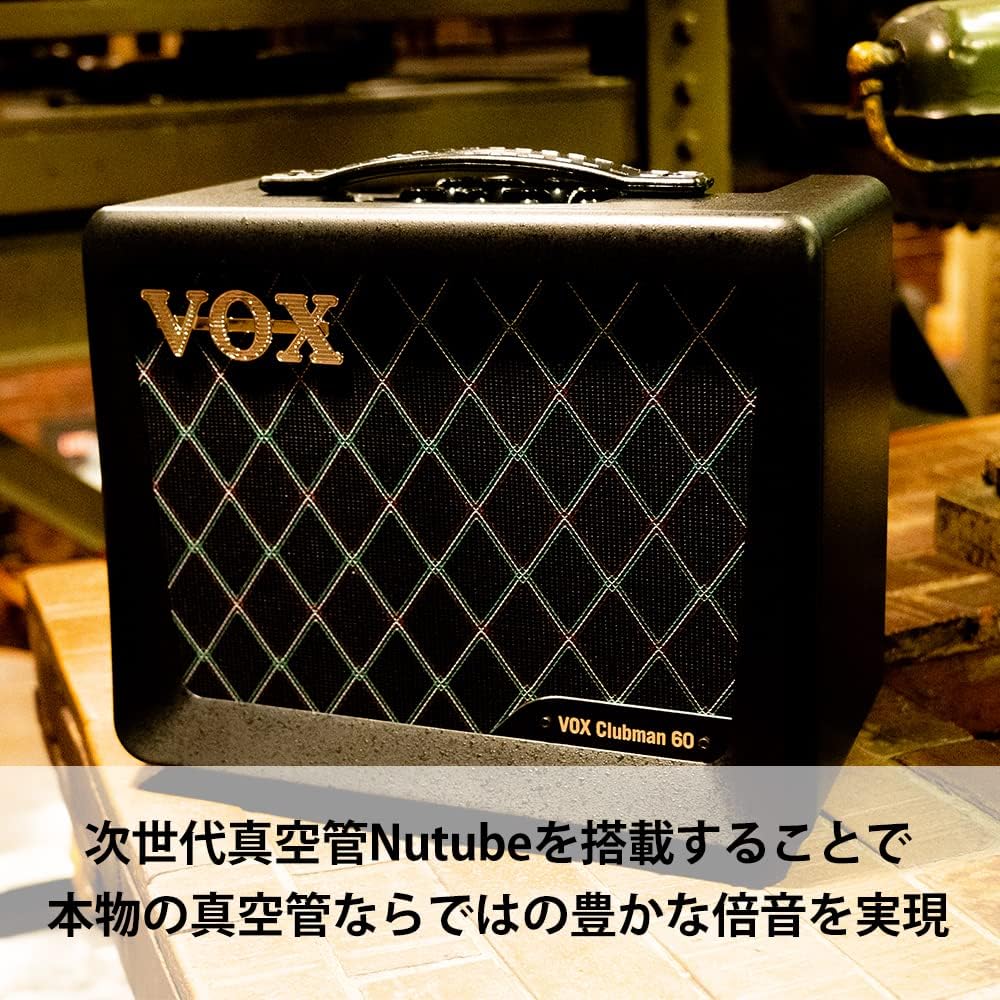 VOX Clean Sound Guitar Amp Clubman 60 Ultra Lightweight Vacuum Tube Sound with Nutube Live Perfor...