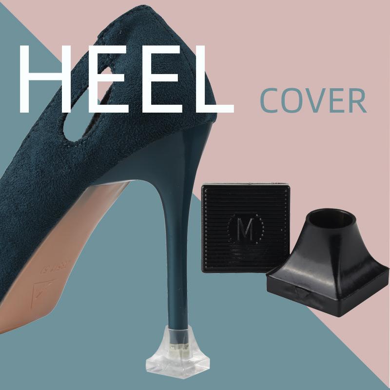 

New Small Waist Heel Protective Cover, Silent Shock Absorption, Non-slip and Wear-resistant Heel Cover Replacement Accessories L