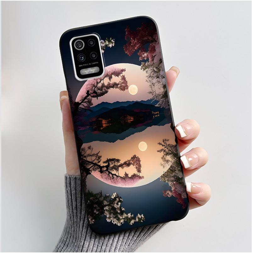 Case For LG K52 Q52 K62 Phone Case Luxury Cute Love Rabbit Funny Ultra Thin Slim Soft Black TPU Silicone Protective Back Cover