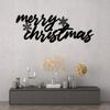 3D Merry Christmas Metal Wall Art Home Decor