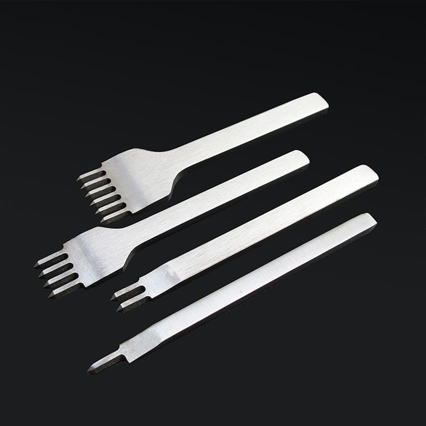 1Pc 3/4/5/6mm Leather Hole Punch Eyelets Tool Button Installer Belt Hole Puncher Work With Leather Craft Leather Goods Tools