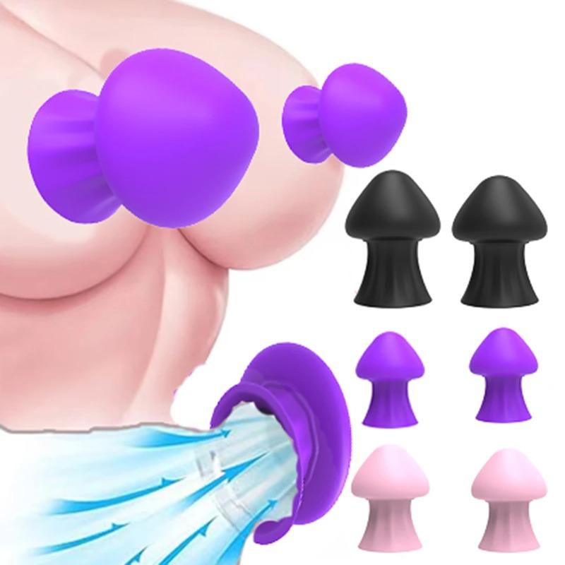 Nipple Clamps&Suckers–Dual Stimulation Sex Toys for Women, Breast&Nipple Stimulator for Erotic Play,Adult Games&Sensual Pleasure