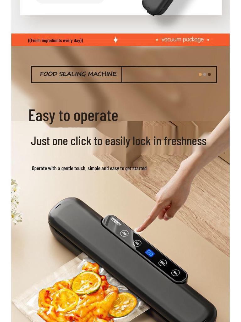 Fully Automatic Vacuum Sealer for Food Preservation and Packaging