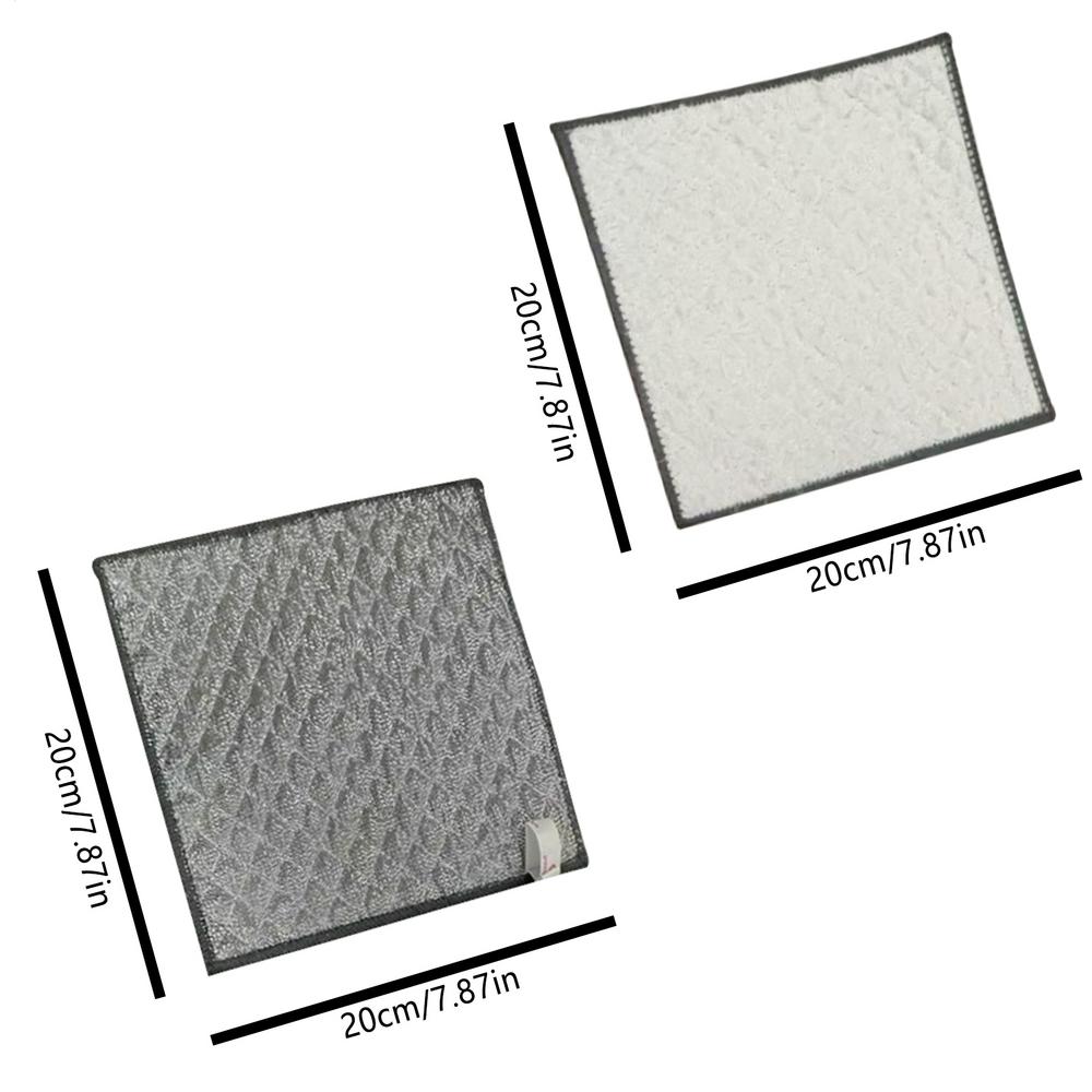 

Dishwashing Rag Non Scratch Wet & Dry Cleaning Cloth For Pan Multi Functional Kitchen Utensils Cleaner Cloth For Glass Sink