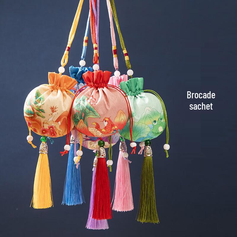 Ancient Style Empty Sachet Lucky Bags (10-Pack)