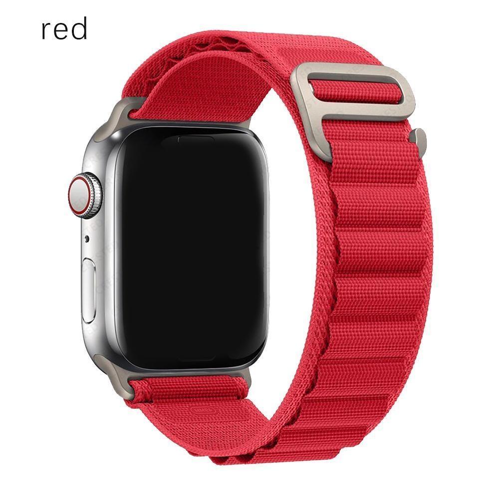 Alpine Loop Band for Apple Watch Ultra 2/Ultra 49mm 45mm 41mm 44mm 40mm 42mm Sport Nylon Outdool Breathable Strap for iWatch Series 9 8 7 SE 6 5 4 3