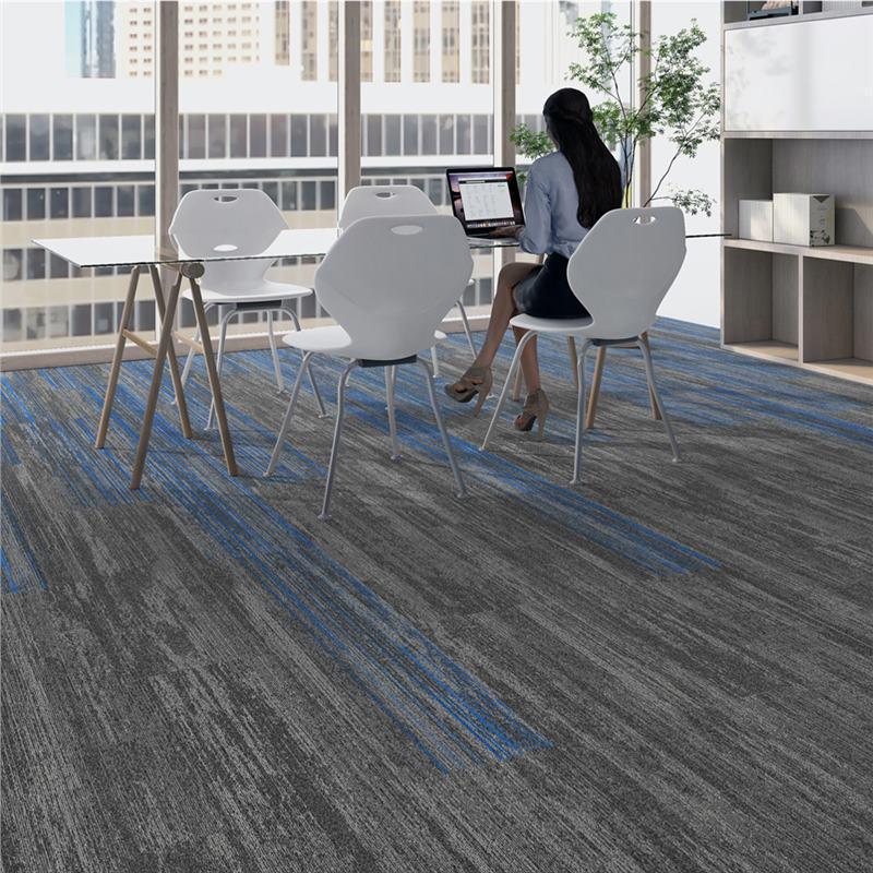 Thickened Commercial Office Carpet Tiles for Large Area Flooring