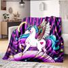 Unicorn Fantasy Blanket Soft Comfortable All Seasons Perfect Sofa Office Nap Travel Birthday Gift Christmas Present