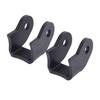 1 Pair Weld On Shock Bracket Steel Enhanced Performance Curved Car Axle Shock Mount for Off Road Trailer Sedan