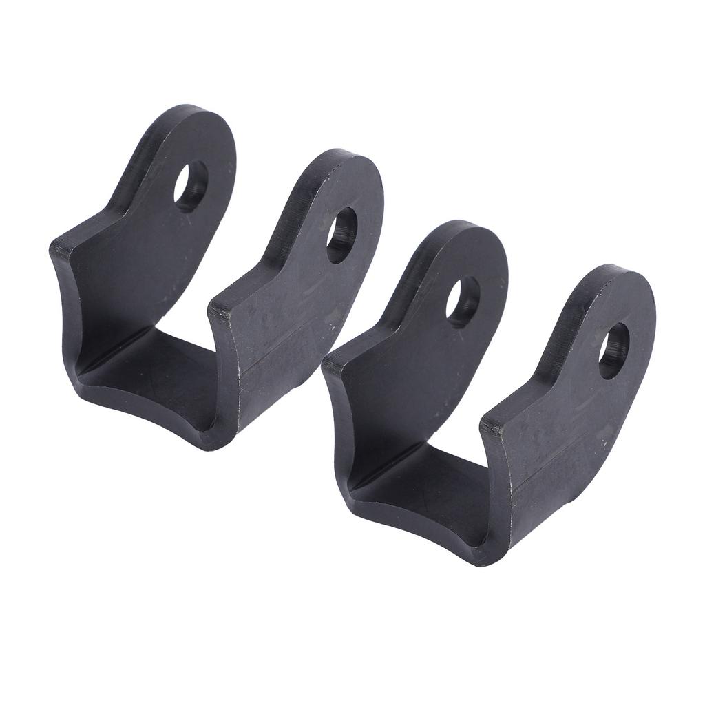 1 Pair Weld On Shock Bracket Steel Enhanced Performance Curved Car Axle Shock Mount for Off Road Trailer Sedan