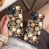 Coffee Beans Silicone Mobile Phone Case for iPhone 17 16 15 14 13 12 11 X XR XS Air Pro Max Plus Mini Colorful Cover