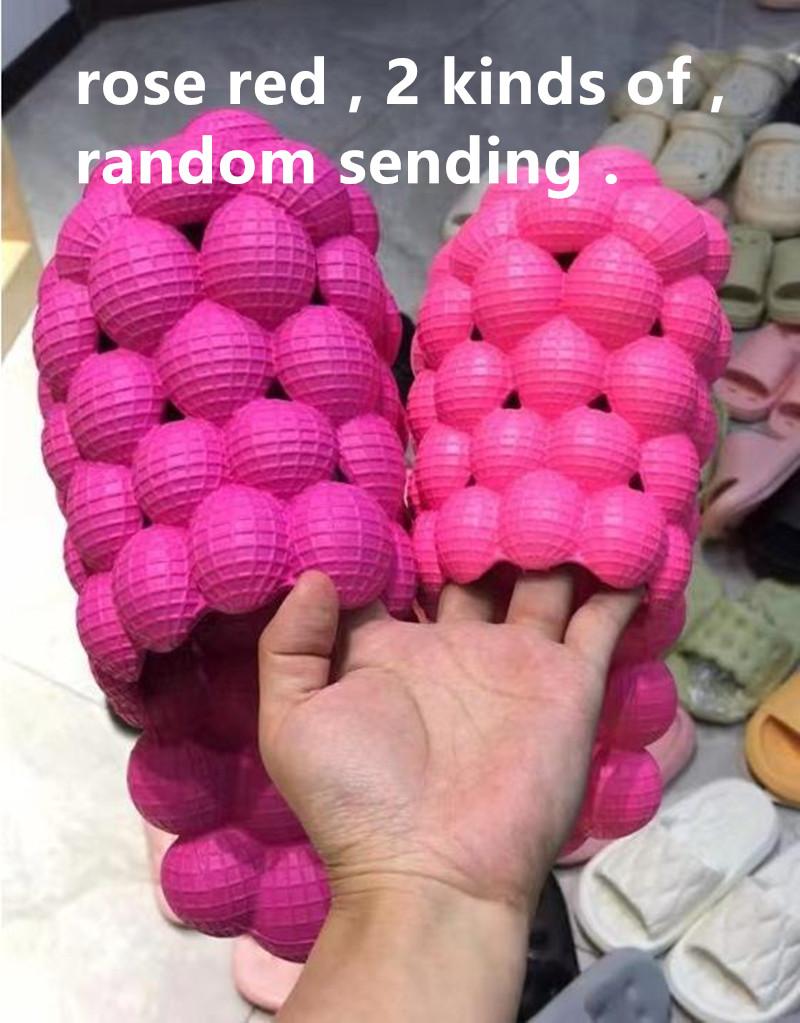 

Модные женские летние тапочки Забавные пузырьки Мягкие EVA Пара Молодежные Массажные тапочки Женские Домашние Уличные Туфли Женские Модные Шлепанцы 5-6(CN35-36)