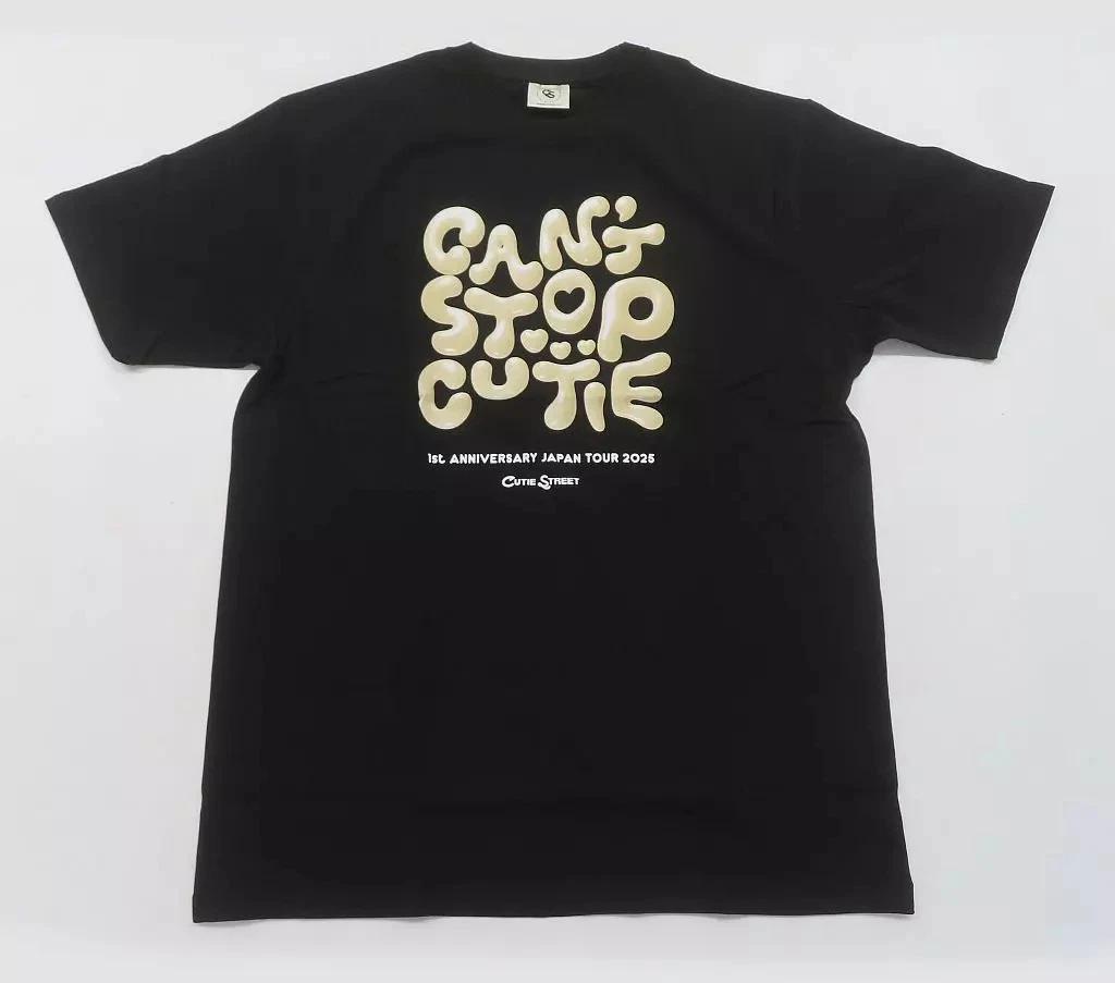 CUTIE STREET 1st Anniversary Japan Tour 2025 T-T-Shirt Black XL Cotton L