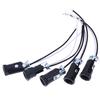 5-Piece Candle Holder E12 Lamp Holder Lamp Holder Keyless With 20Cm Conductor