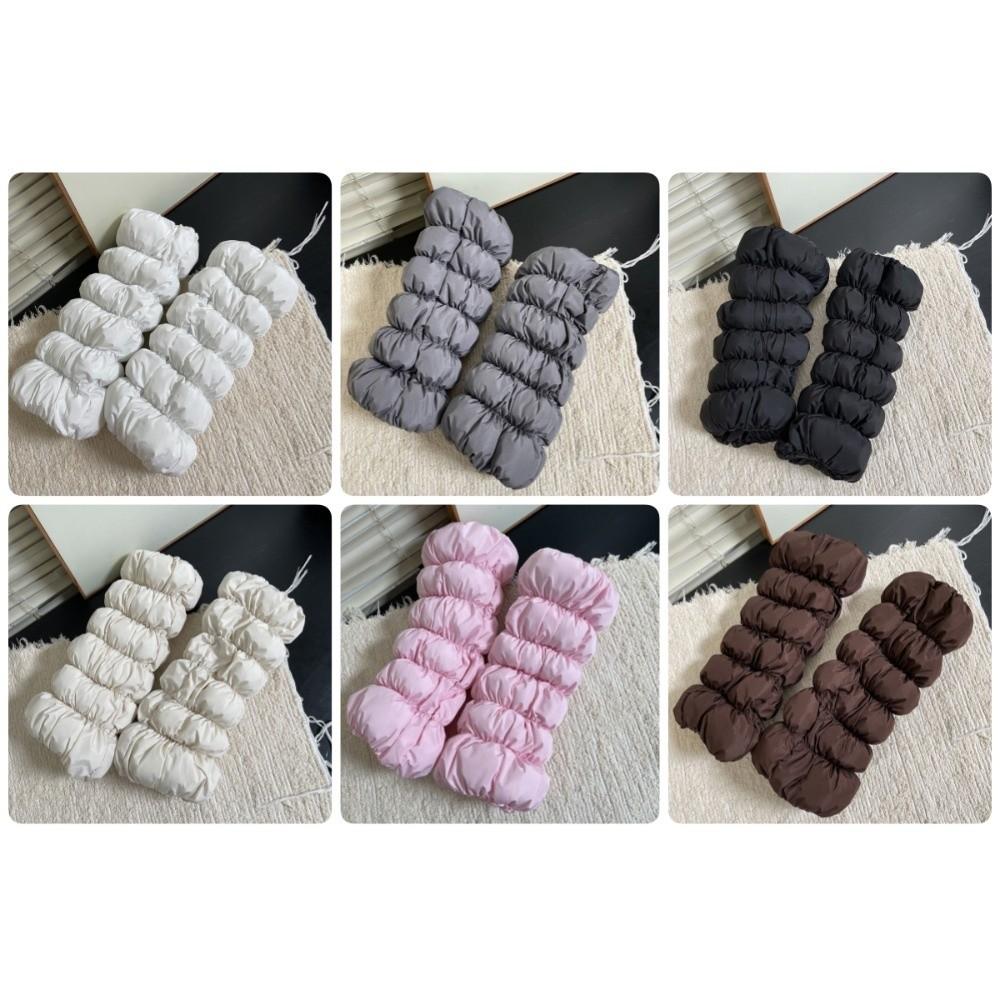 Fluffy Down Cotton Leg Warmers Thickened Boots Cover Fashion Loose Socks Foot Cover Women