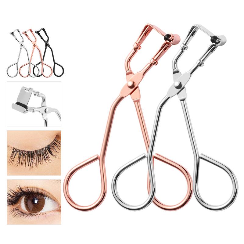 Lokaler Wimpernclip aus Edelstahl Natürlicher Locken-Kosmetikclip Wimpern-Lockenapplikator Professionelle Wimpernzange