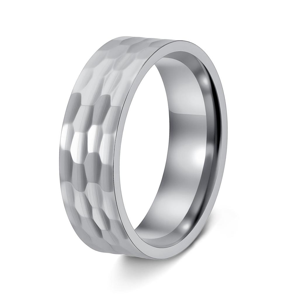 12-Piece Rotating Fidget Chain Ring Set In Stainless Steel