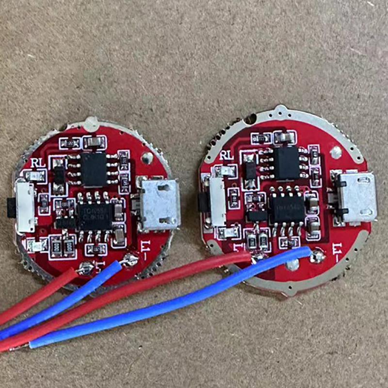Two - Speed Drive Board Flashlight Drive Accessories Circuit Board Charging Integrated Board Suitable For 10 - Watt Light Beads