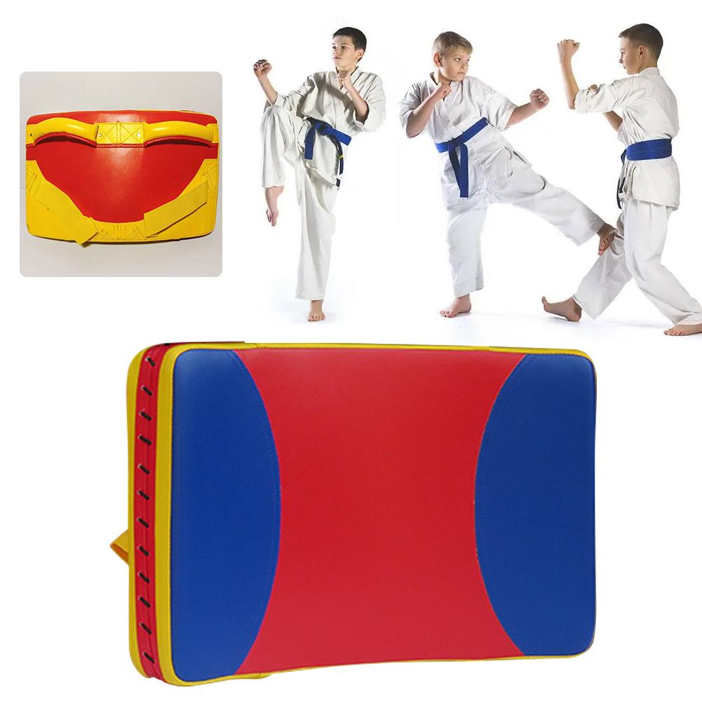 Taekwondo Boxing Target Arc-Shaped Taekwondo Foot Target PU Kick Punch Shield Pad for Taekwondo Boxing