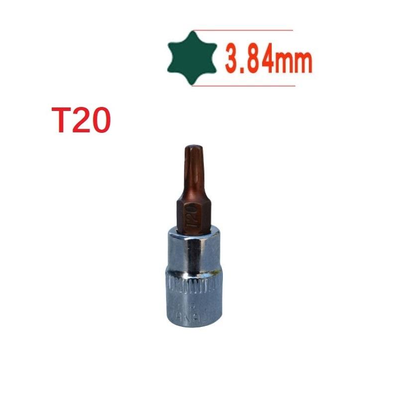 Bit soclu T15 Torx T25 T30 6,35 mm / 1/4 inch T8-T40