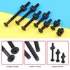 141pcs Practical Baby Bed Hardware Replacement Set With Multiple Size M6 Screws and Nut for Easy Installation Designs