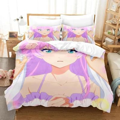 Anime Mehr als ein Ehepaar, aber keine Liebhaber Bettwäsche-Set Schlafzimmer Weiche Moderne Tagesdecken Bequeme Bettbezüge Kissenbezüge