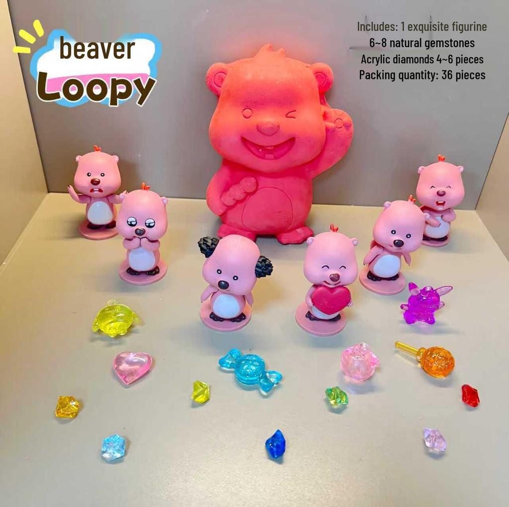 Dinosaur Fossil Excavation Toy – Children's Educational DIY Dig Kit with Surprise Gem Figurine