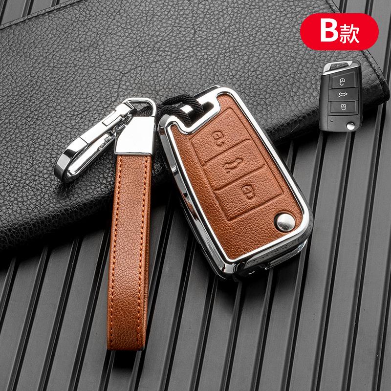 Custodia per chiave auto per Volkswagen VW Golf 7 GTI MK7 R Touran Skoda Octavia 3 Superb Karoq Kodiaq Seat Leon MK3 Ateca Accessori