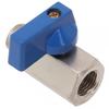 Shut-off Ball Valve 1/4 -3/8 -1/2 Zoll Adjustable Druable