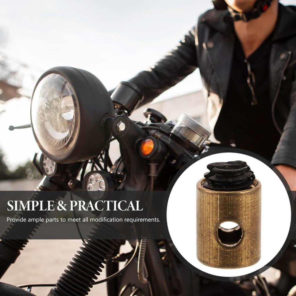 Cabilock Clutch Line Core Clamp Kit 20pcs Metal Throttle Cable Nipples Universal Fit for Motorcycle and Scooter