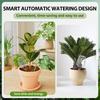1pc Self Watering Globe System Clear Slow Release Watering Device With Dripper Insert Plastic Plant Watering Control
