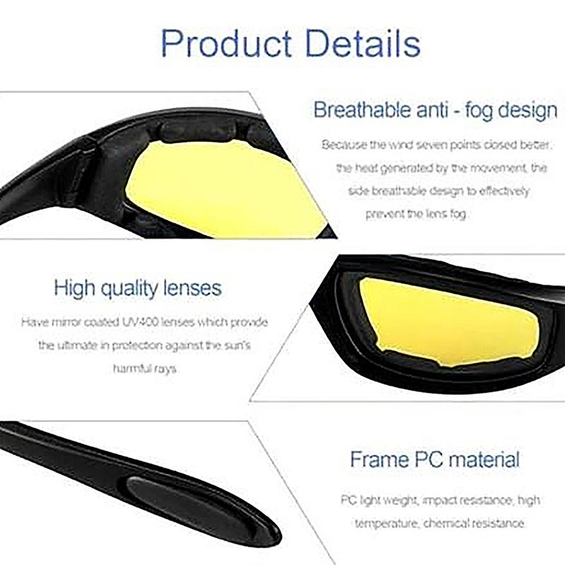 Outdoor Cycling Glasses, Eye Protection, Skiing Glasses, Cs Tactical Sunglasses, Sports Sponge Sunglasses