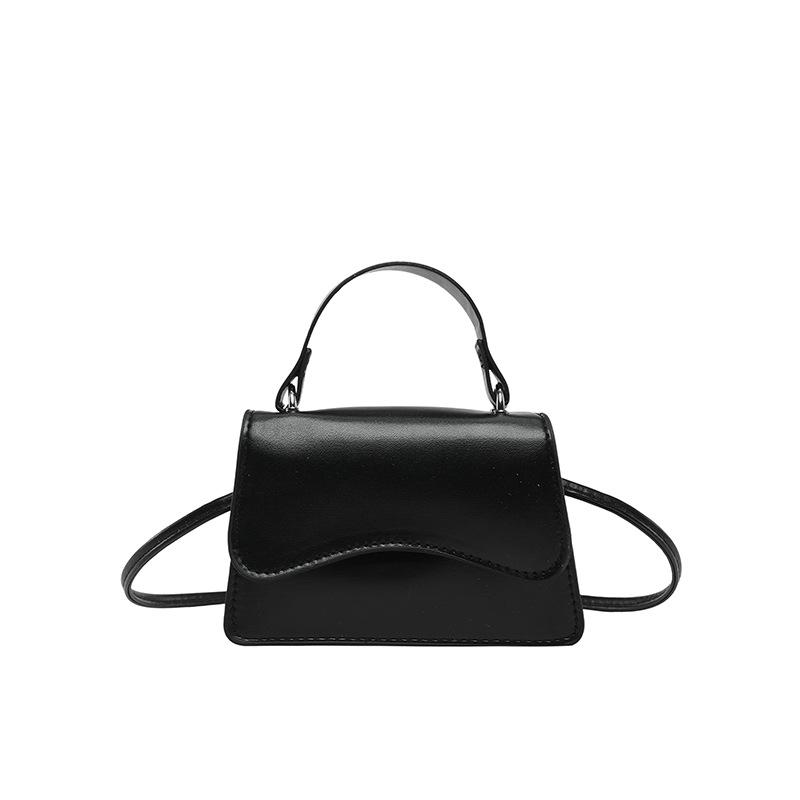 

Solid color candy color fashionable retro small square bag women s niche design versatile personality casual senior messenger bag чёрный