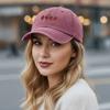 Hip Hop Strawberry Printed Baseball Cap Washed Cotton Sun Hat Streetwear Hats  For Man Women Unisex