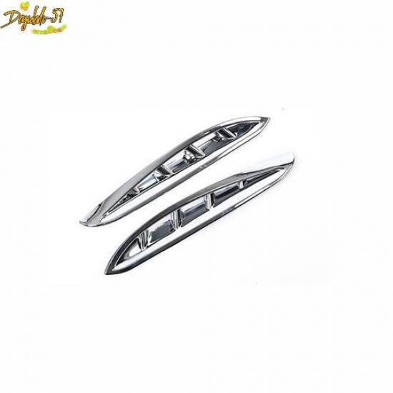 2X Chrome Car Front Air Vent Inlet Cover Trim For Toyota Venza