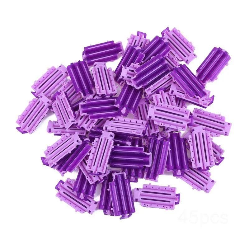 10pcs Hair Clip Wave Perm Rod Bars Corn Curler DIY Fluffy Clamps Rollers Fluffy Hair Roots Perm Hair Styler Formers Flexi