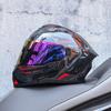 LVS motorcycle off-road helmet racing double lens flip open helmet DOT