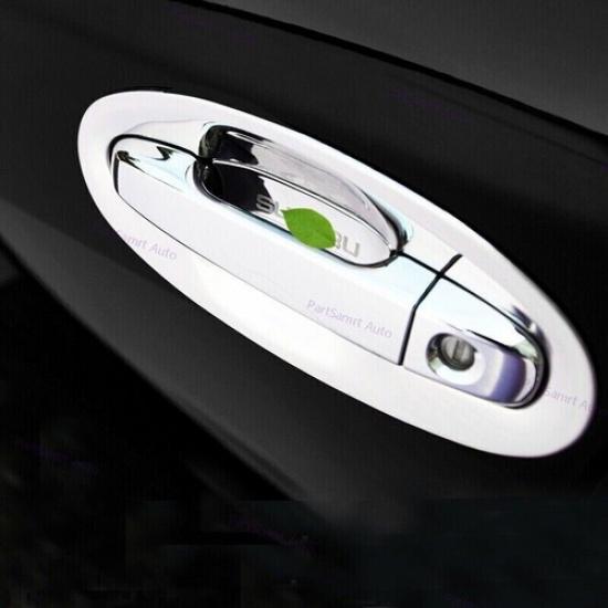 8pc ABS Chrome exterior side door handle cover trim For Subaru outback 2015-2019