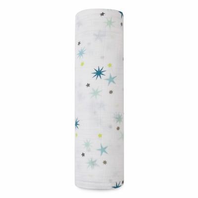 Swaddle Gauze Baby Japanese Product Aden Anais Swaddle 1 Piece Starstruck Organic 120 X 120cm Aiden and Anais Swaddle Baby Newborn 8922 [Genuine +