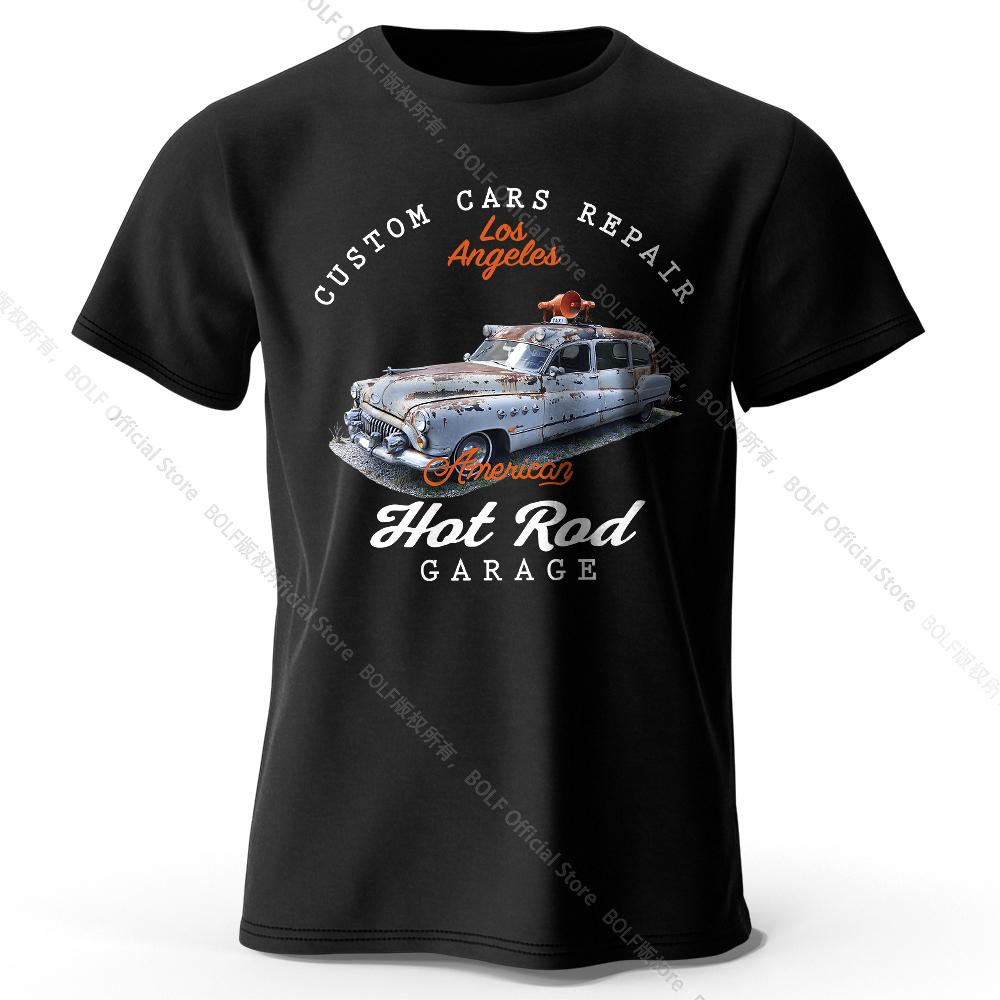 

S5XL Custom Car Club Patch Printed Unisex Men Women TShirt Tees Tops 100 Cotton Embossed Logo Graphic Gearhead Outfit S