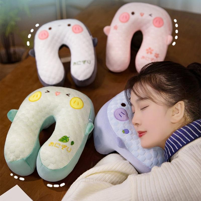 Baby Head And Neck Support U Shape Cushion Memory Foams Neck Pillow For Car Seats Ensuring Safety Comfort During Travel