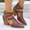 Large Size Fashion High Heel Sandals Women New Thick Heel Shoes