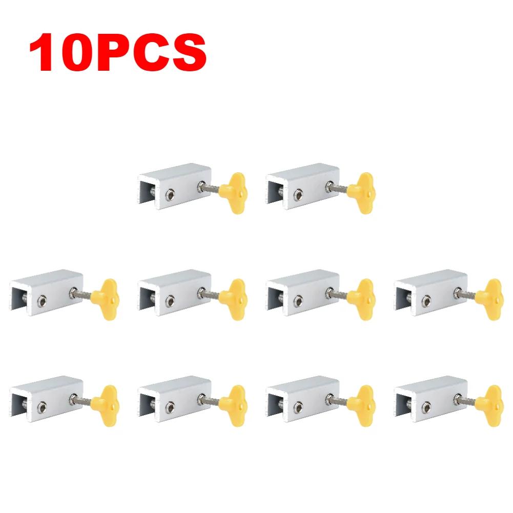 1-10Pcs Window Lock Security Lock Limit Sliding Door Windows Restrictor Child Safety Anti-theft Door Stopper Home Improvement