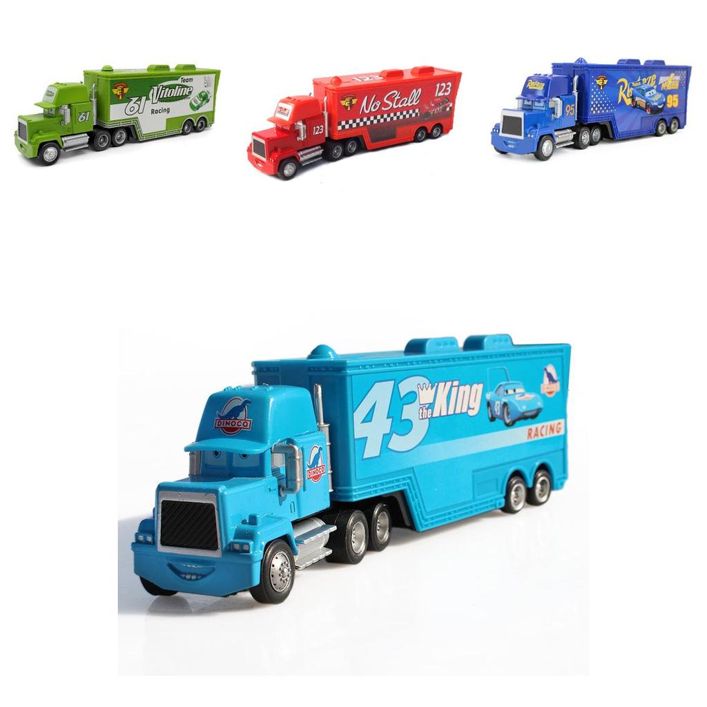 Colorful Cars Mack Lightning Mcqueen King Jackson Storm Racer Truck Toy For Kids