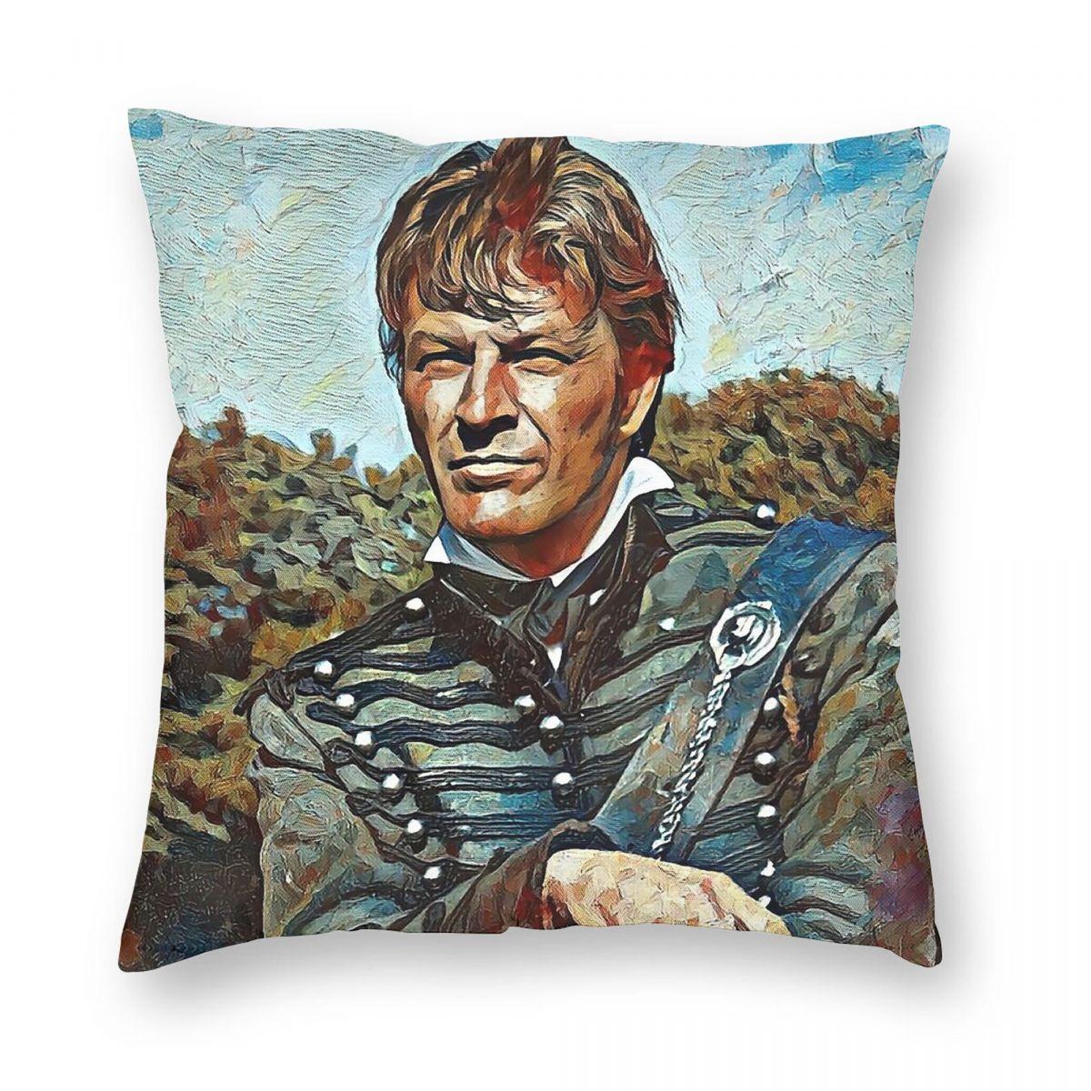 

Шон Бин в роли Ричарда Шарпа Наволочка Полиэстер Лен Бархат Креативная На молнии Декоративная Наволочка для диванной подушки Комнатная Наволочка 18 12x12Inch