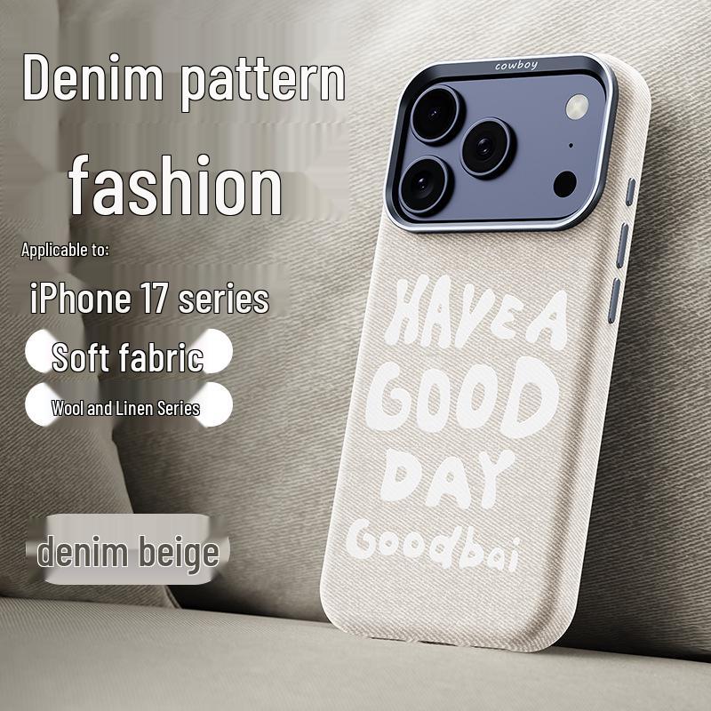 

Fashionable Denim Phone Case for iPhone 16 Pro Max/15/14/13 15 Plus