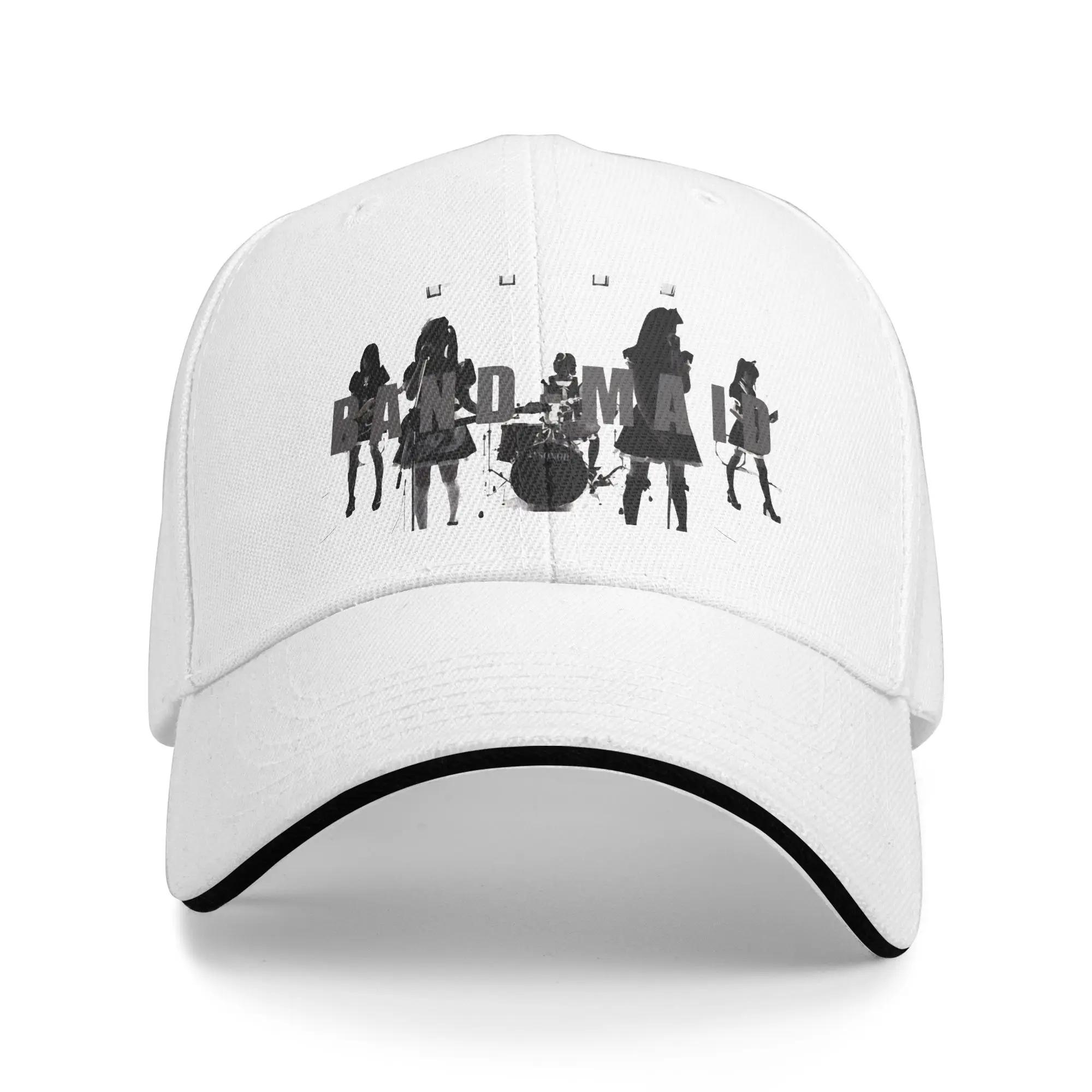 Best Band Maid Japan Baseball Caps Fashion Sandwich Hats Unisex Style Adjustable Hats Cap Activities One Size