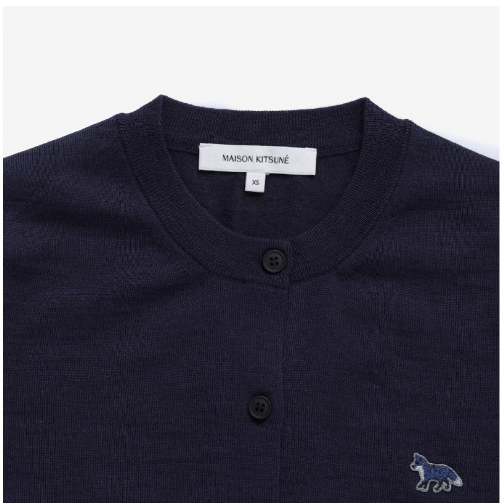 MaiSon KitSune Mw00507kt1036 P492 Baby Fox Patch Women S Cardigan
