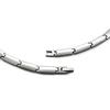 Grandoin Necklace - Germanium & Titanium - Lightweight, Comfortable, Eco-friendly, Stylish, Simple - Silver